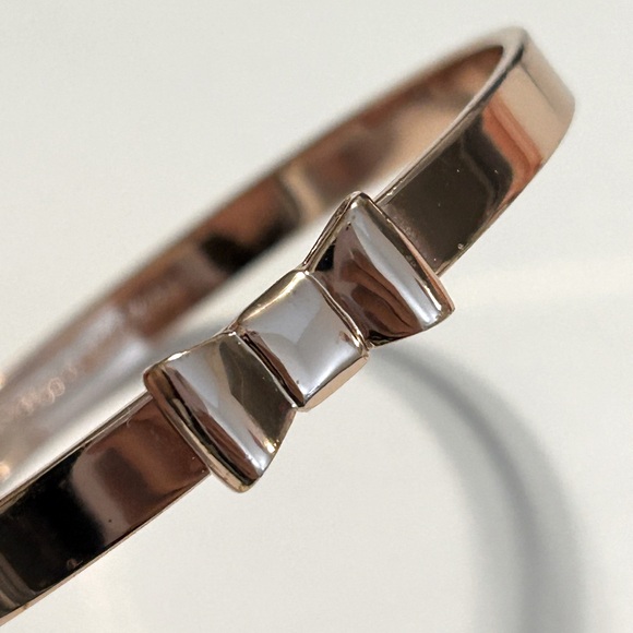 kate spade ♠️ Rose Gold Tone Bangle Bracelet Set - Picture 10 of 14